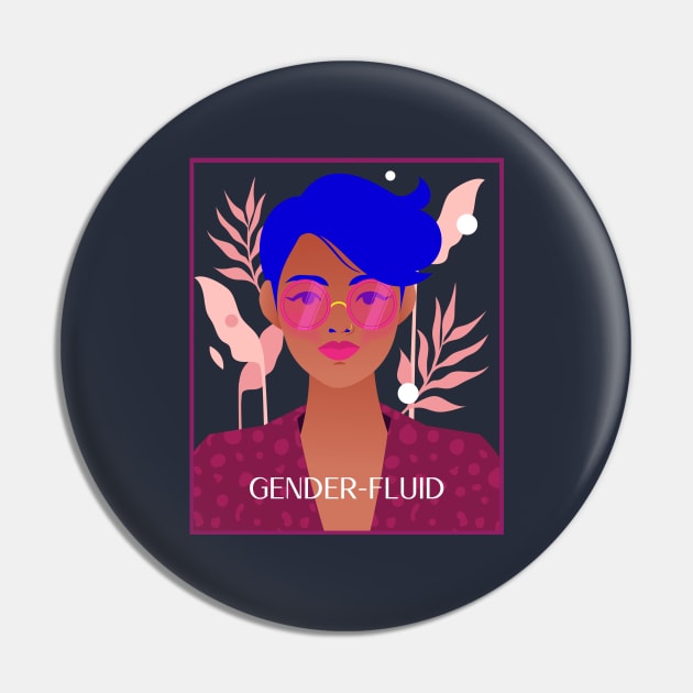 Gender Fluid Pin by Celebrate your pride