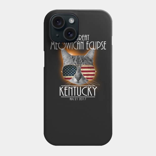 The Great Meowican Eclipse Shirt - Total Eclipse Shirt, TOTALITY KENTUCKY, Totality Georgia Shirt, Solar Eclipse 2017 Merchandise, The Great American Eclipse T-Shirt T-Shirt T-Shirt Phone Case by BlueTshirtCo