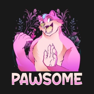 Pawsome I Furry Fandom Cospaly T-Shirt