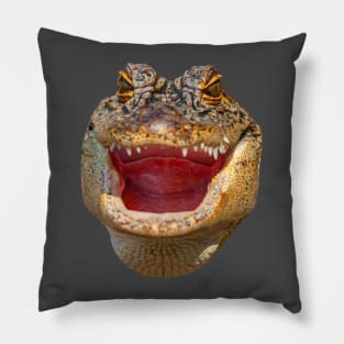 Happy Gator Pillow