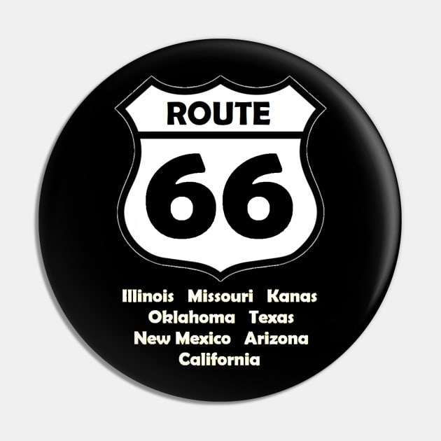 Route 66 Pin by jmtaylor