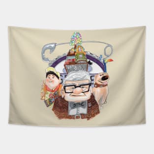 Up adventure poster Tapestry