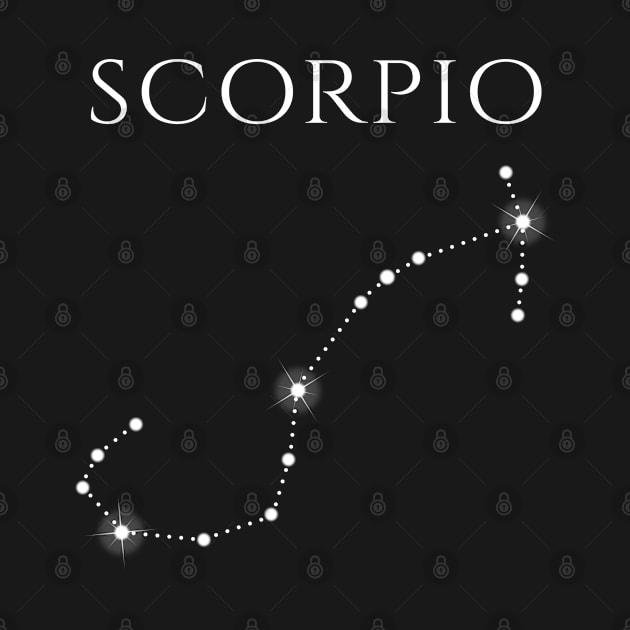 scorpio constellation zodiac sign stars by RIWA