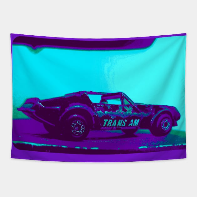 Firebird Muscle Car Tapestry by Retropenguin