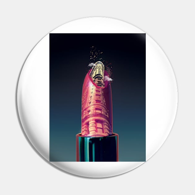 Lipstick Tower Pin by Frajtgorski