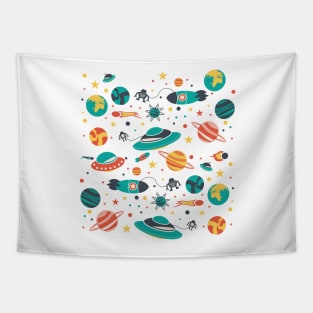 Off White Galaxy Tapestry