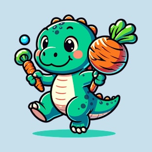 Story Dino Behind Candy Carrot T-Shirt