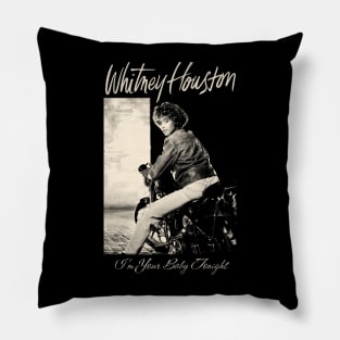 Whitney Houston Vintage I'm Your Baby Tonight Pillow