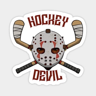 Hockey Devil Magnet