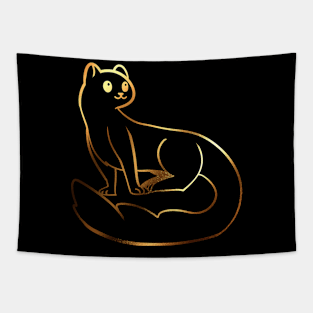 Golden Ferret Tapestry