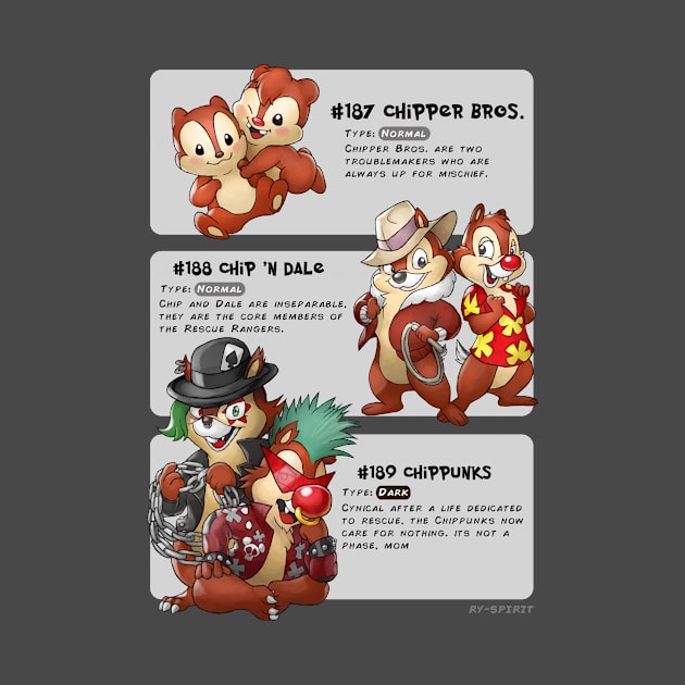 Chip n Dale Evolutions by disneyevolutions