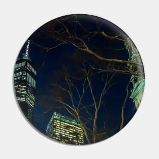 New York City at Night Pin