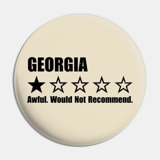 Georgia One Star Review Pin