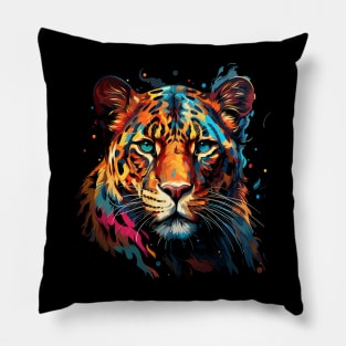 Leopard Rainbow Pillow