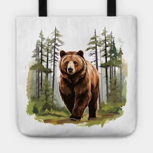 Brown Bear Forest Tote
