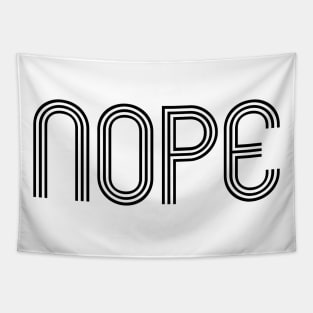 Nope Triline Black Tapestry