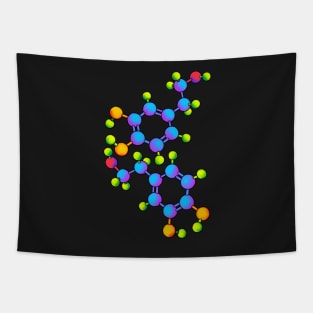 Dopamine (Ease/Enjoyment) Molecule Geometry Tapestry