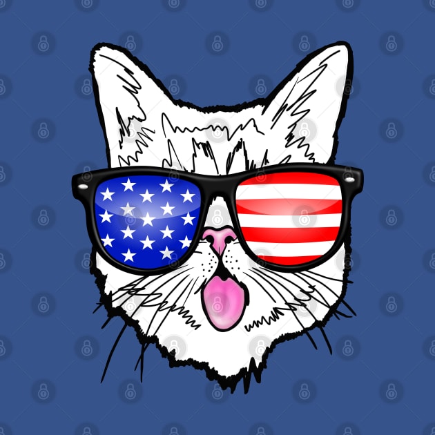 US Patriotic Cat by PnJ