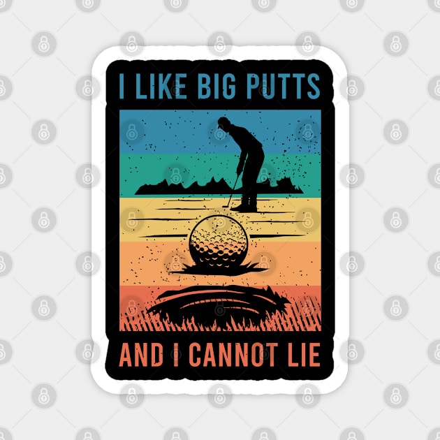 Funny Golf Clothing For A Golf Player Magnet by AlleyField