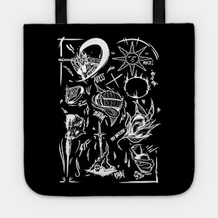 Parchment Of Souls Blk Tote