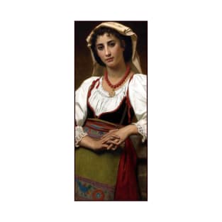 The Neapolitan Girl by Hugues Merle T-Shirt