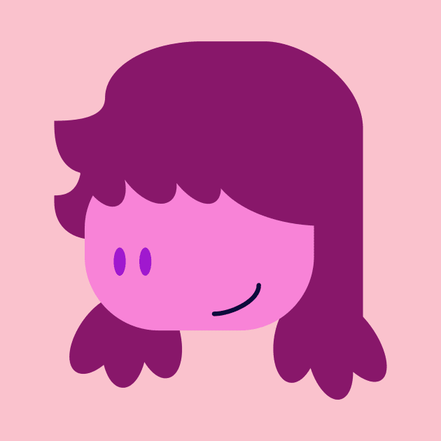 Deltarune Susie flat design by Herman12354