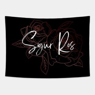 Sigur Ros red rose Tapestry