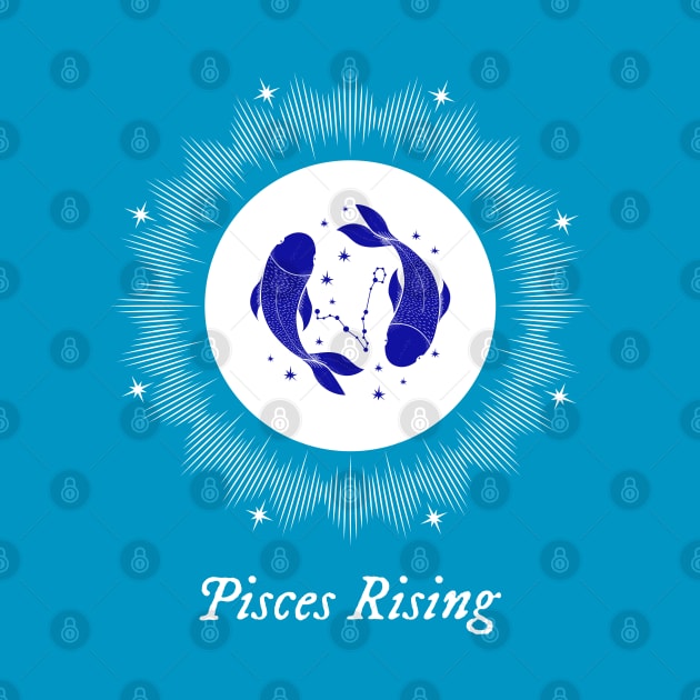 Pisces Rising Astrology Chart Zodiac Sign Ascendant by Witchy Ways