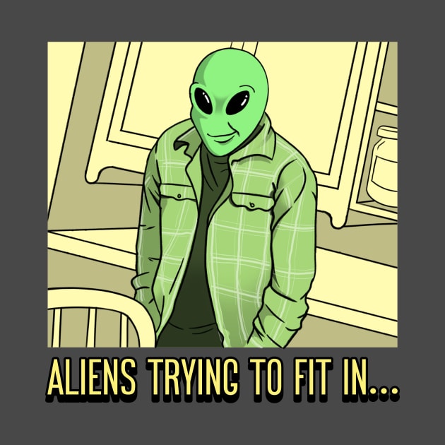 Aliens Meme Funny by Tip Top Tee's