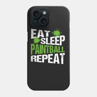 Eat Sleep Paintball Repeat gift Phone Case