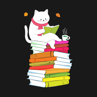 Kittens, Cats, Tea and Books Gift T-Shirt