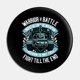 Warrior Of Battle Pin