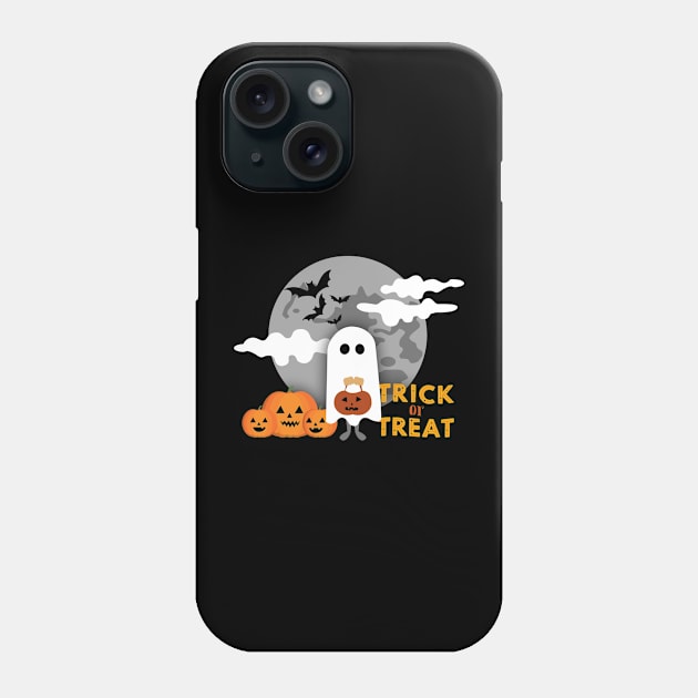 Halloween Trick or Treat Ghost Pumpkins Phone Case by ThyShirtProject - Affiliate