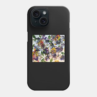 Abstract Flowers 1 Phone Case