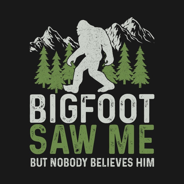 Bigfoot Saw Me But Nobody Believes Him by mintipap