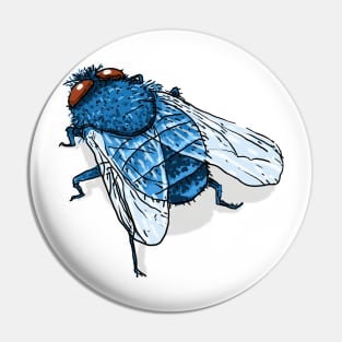 Bugs-10 Blue Fly Pin