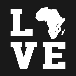 Love Black Pride Africa Black Lives Matter T-Shirt