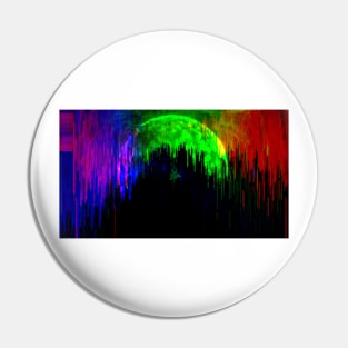 Colorful Abstrac Design Pin