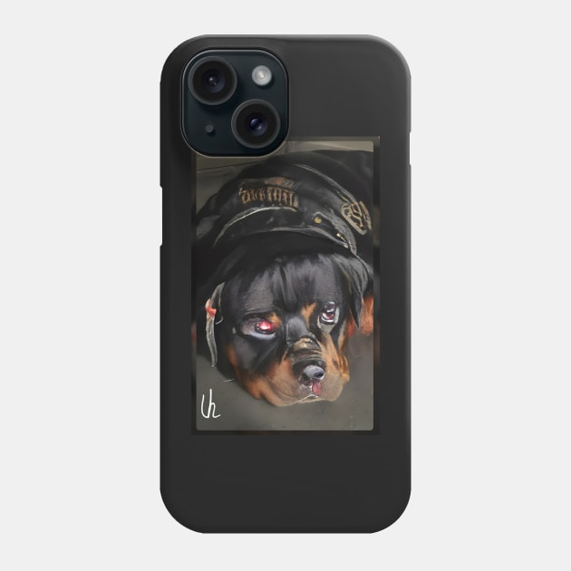 Rottweiler Steampunk Art Phone Case by Freedomink