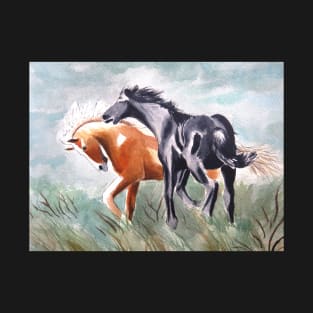 Horses Playing T-Shirt