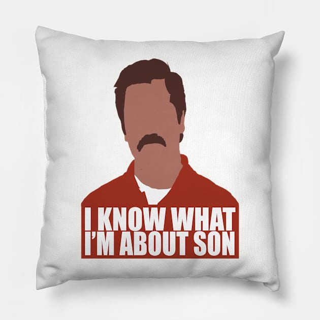 I know what i'm about son Pillow by kurticide