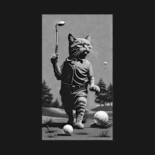 Cat golfer T-Shirt