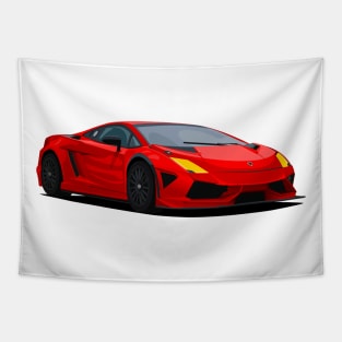 red lamborghini Tapestry