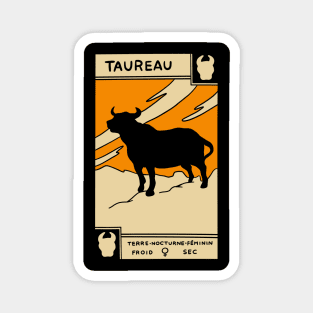 Taurus Tarot Card - Muchery Vintage Tarot Deck Magnet