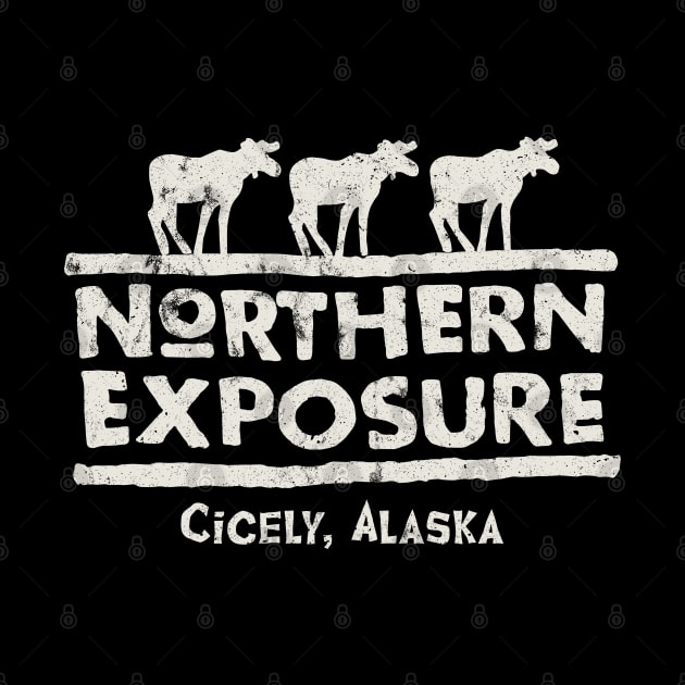 Northern Exposure Logo Worn out by Alema Art