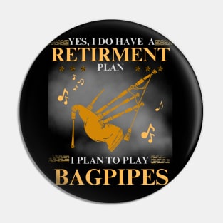 Bagpipes Pin