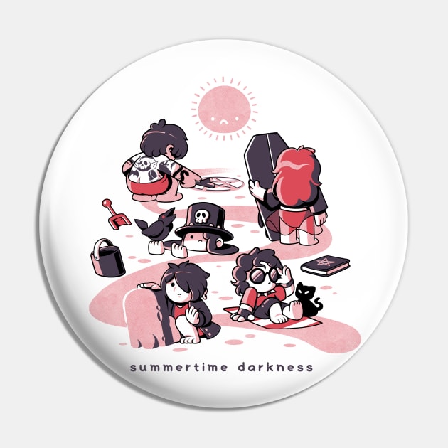 Summertime Darkness Pin by Ilustrata