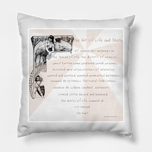 The Art of Life and Death Pillow