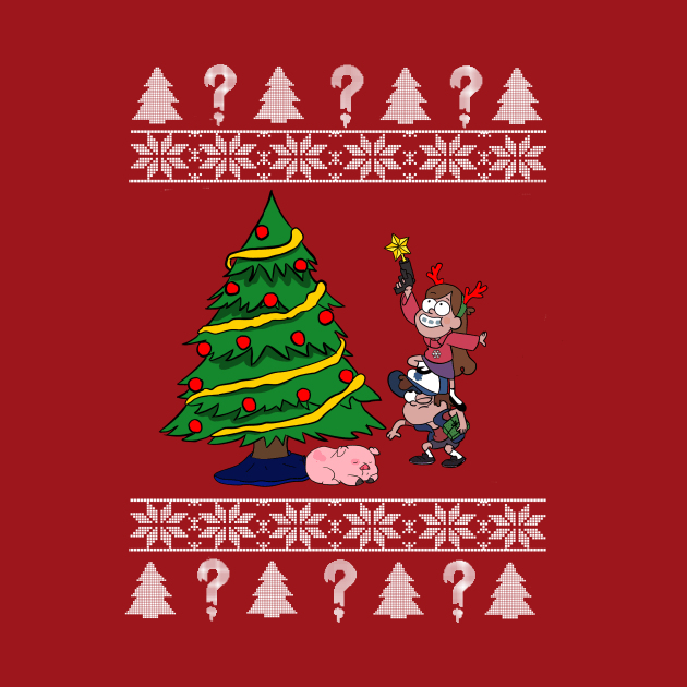 Gravity falls Christmas sweater by bowtie_fighter