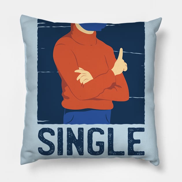 Funny single Design Pillow by LR_Collections